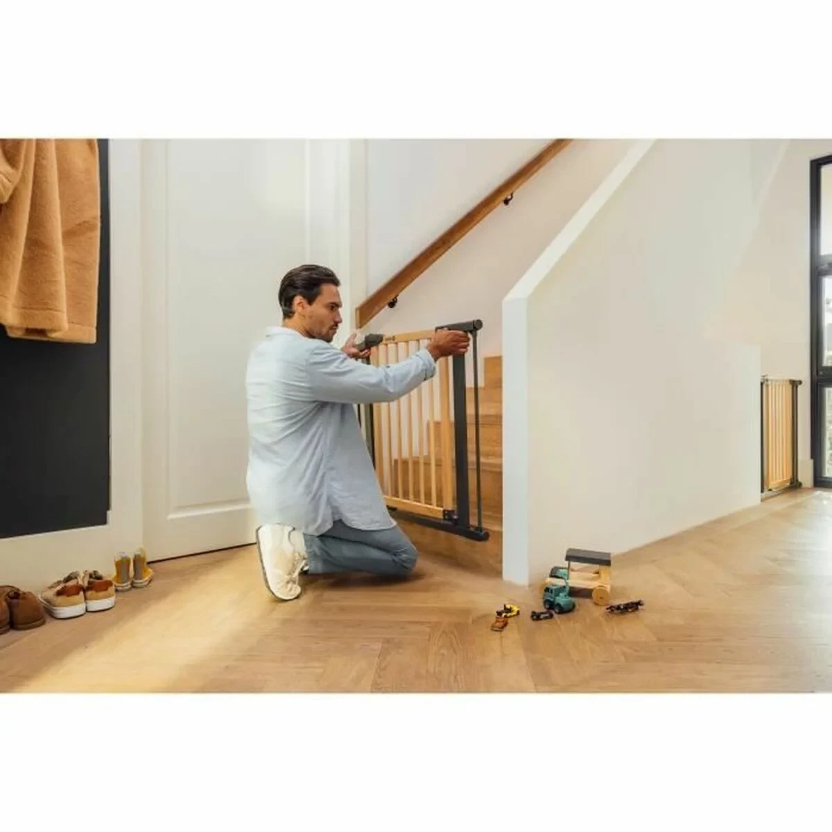 Extensiones para barrera Safety 1st Gris Metal