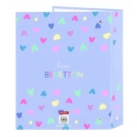 Carpeta de anillas Safta Lila 27 x 33 x 6 cm