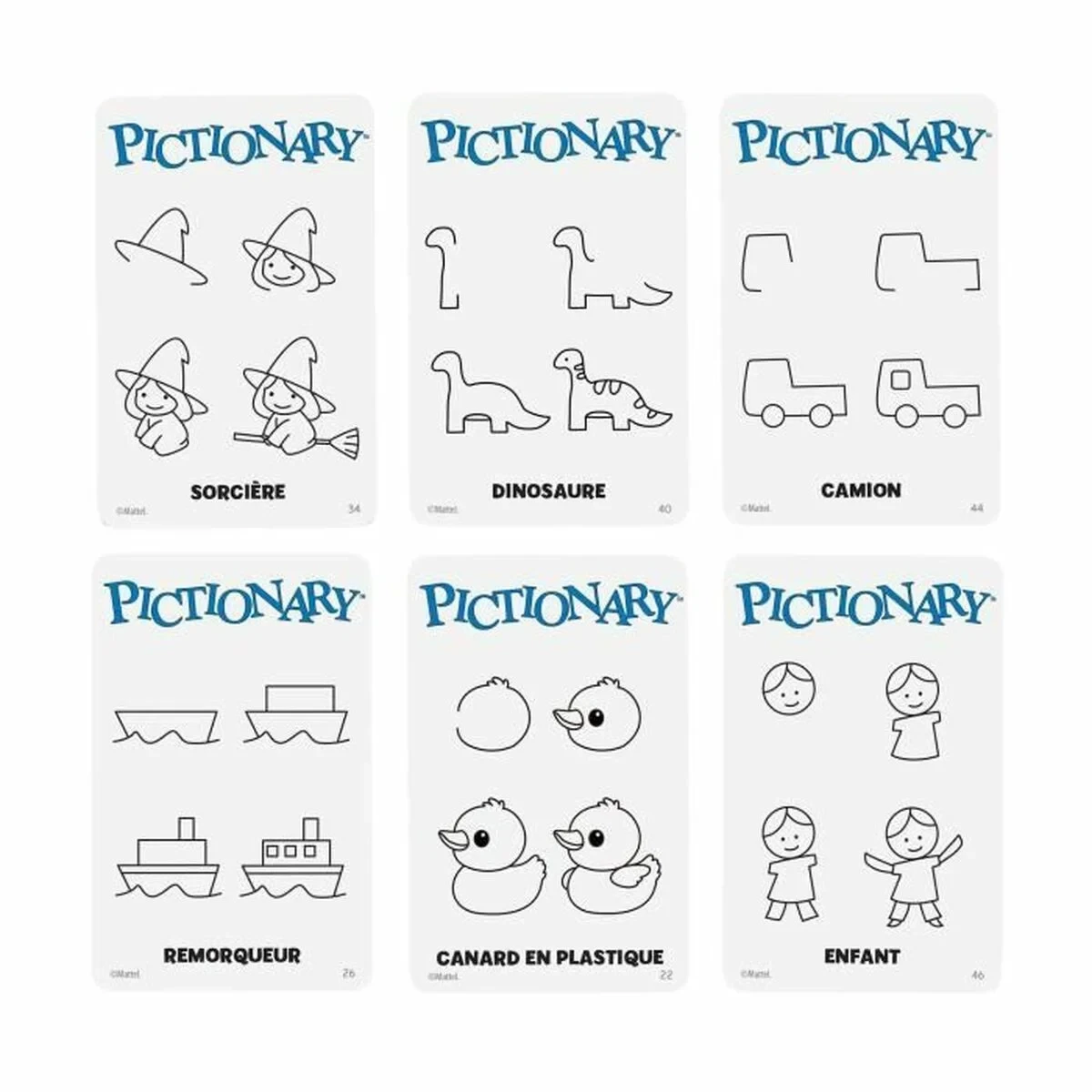 Juego de Mesa Mattel PICTIONARY