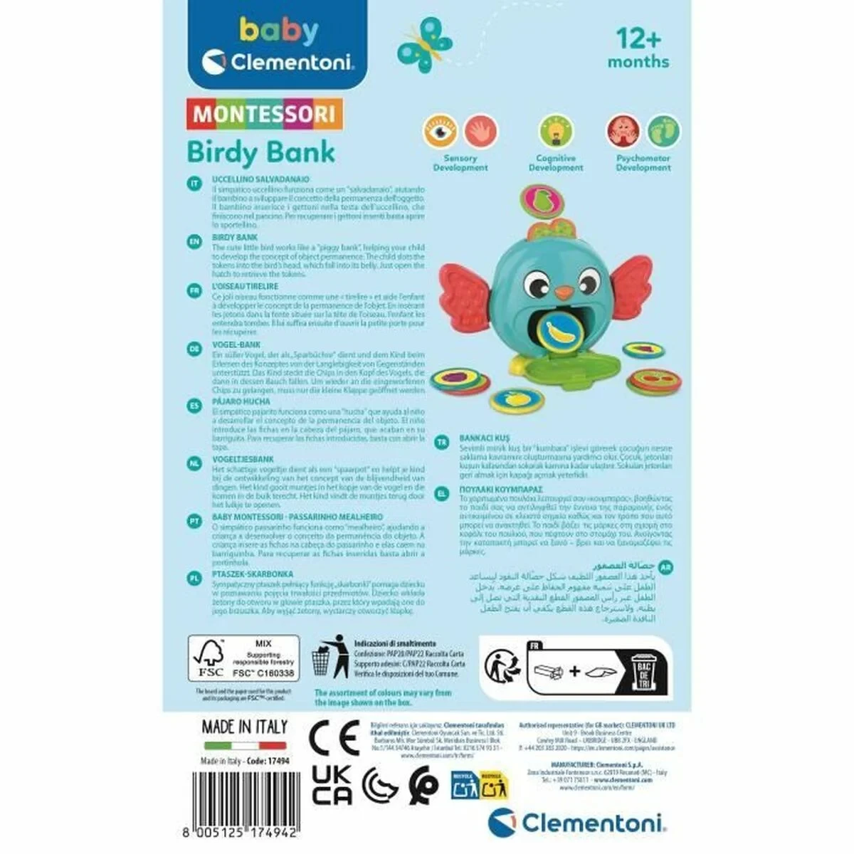 Juguete Interactivo para Bebés Clementoni