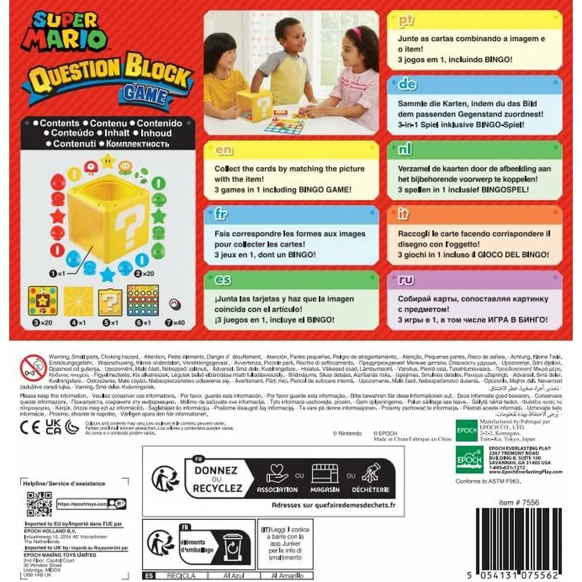 Juego de Mesa EPOCH D'ENFANCE Super Mario