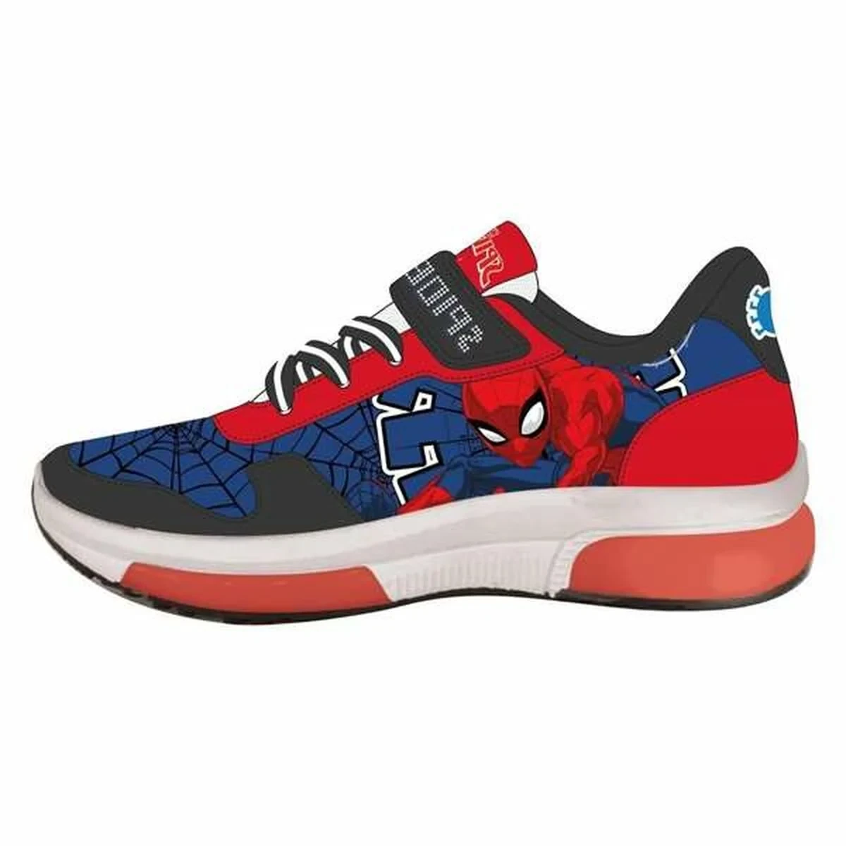 Zapatillas Deportivas con LED Spider-Man Azul Luces LED