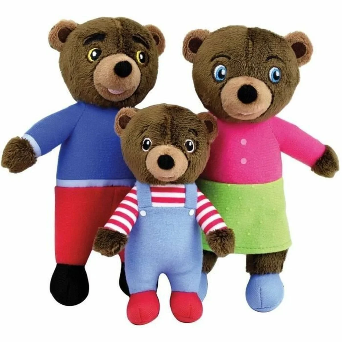 Peluche Jemini Marrón Felpa Oso (3 Piezas)