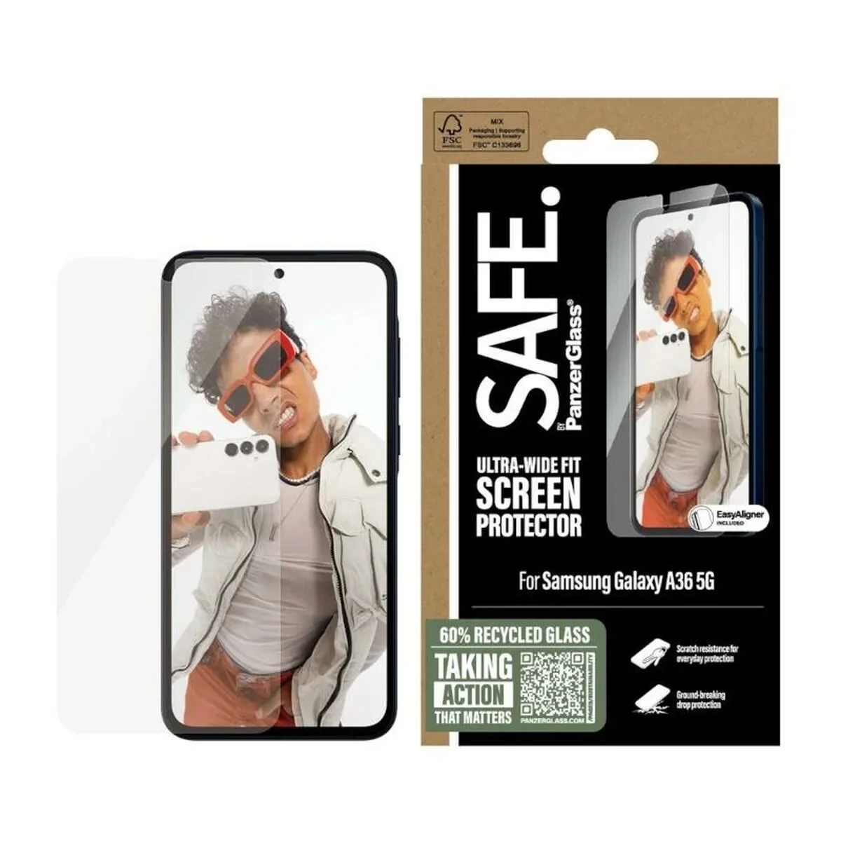Funda para Móvil PanzerGlass SAFE Transparente