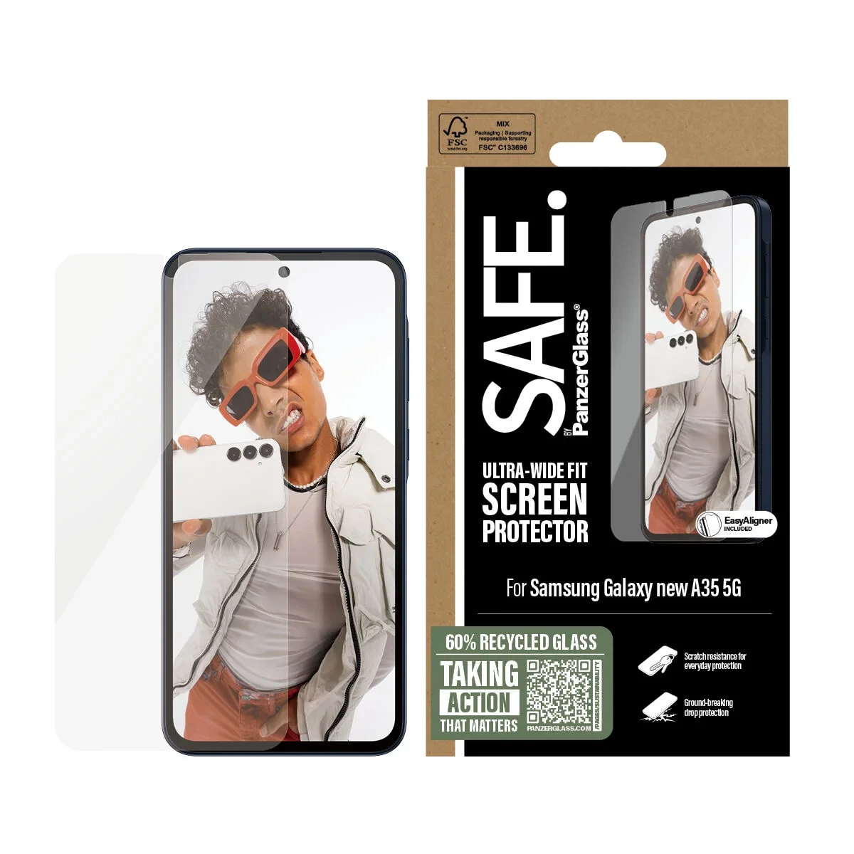 Funda para Móvil PanzerGlass SAFE Transparente
