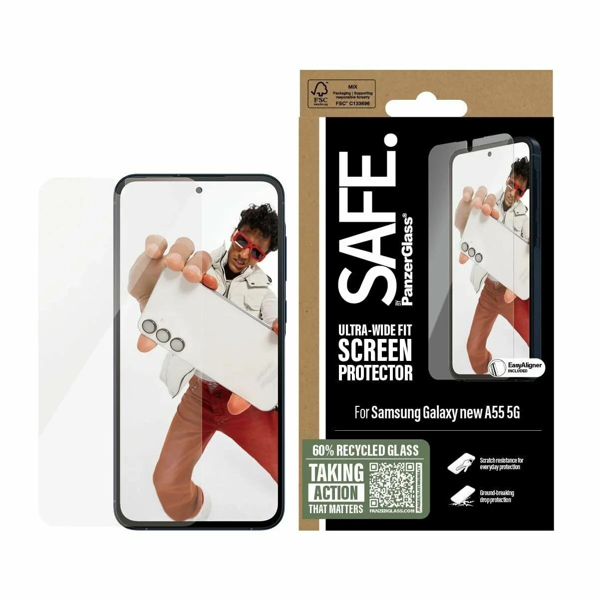 Funda para Móvil PanzerGlass SAFE Transparente