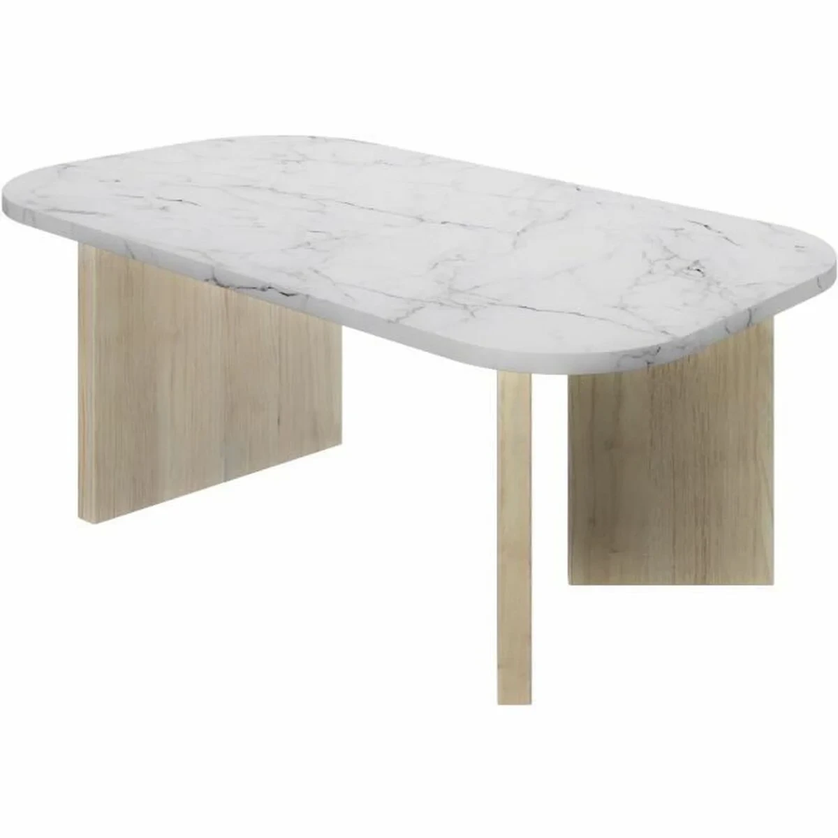 Mesa de Centro Blanco 105 x 58 x 39 cm
