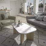 Mesa de Centro Blanco 105 x 58 x 39 cm