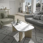 Mesa de Centro Blanco 105 x 58 x 39 cm