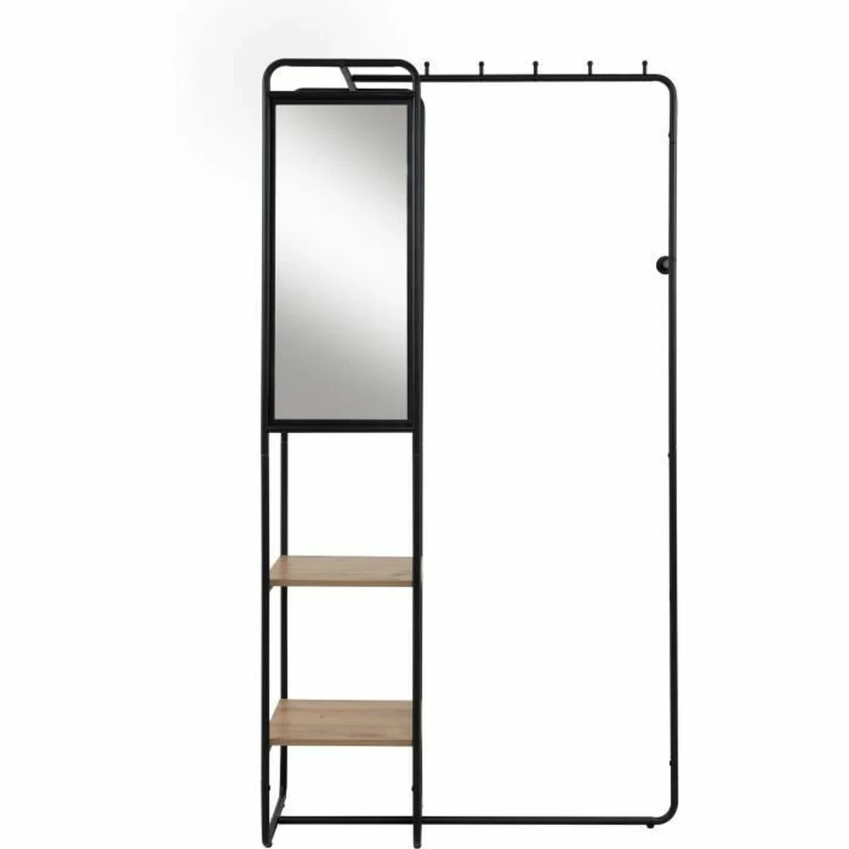 Recibidor Negro 100 x 185 x 37 cm