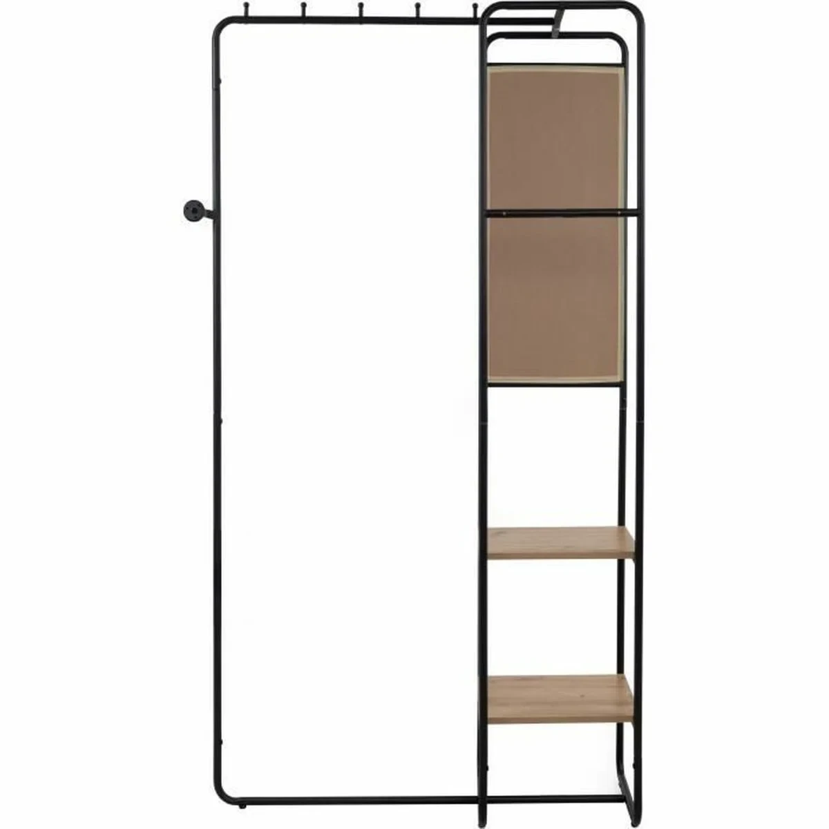 Recibidor Negro 100 x 185 x 37 cm