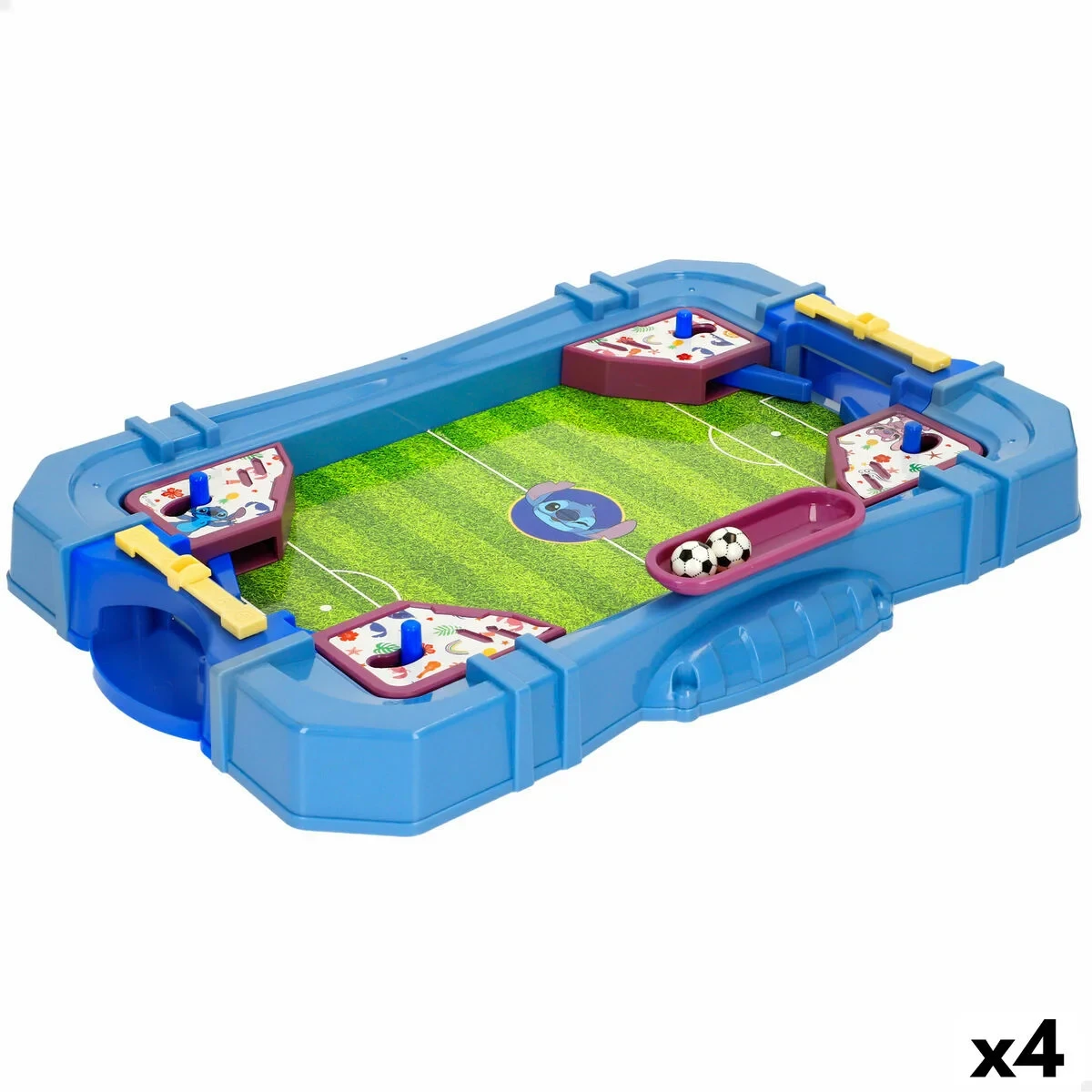 Futbolín de Sobremesa Stitch 40 x 5 x 26 cm (4 Unidades)