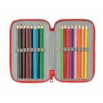 Plumier Triple Spidey Azul 12,5 x 19,5 x 5,5 cm 37 Piezas