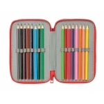 Plumier Triple Spidey Azul 12,5 x 19,5 x 5,5 cm 37 Piezas