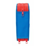 Plumier Triple Spidey Azul 12,5 x 19,5 x 5,5 cm 37 Piezas