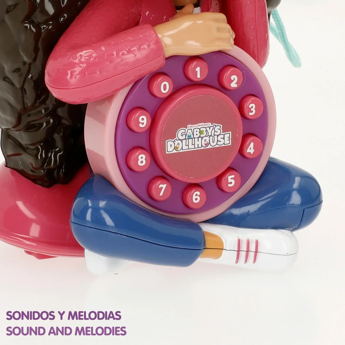 Teléfono de Juguete Gabby's Dollhouse 16 x 18 x 10 cm (4 Unidades)