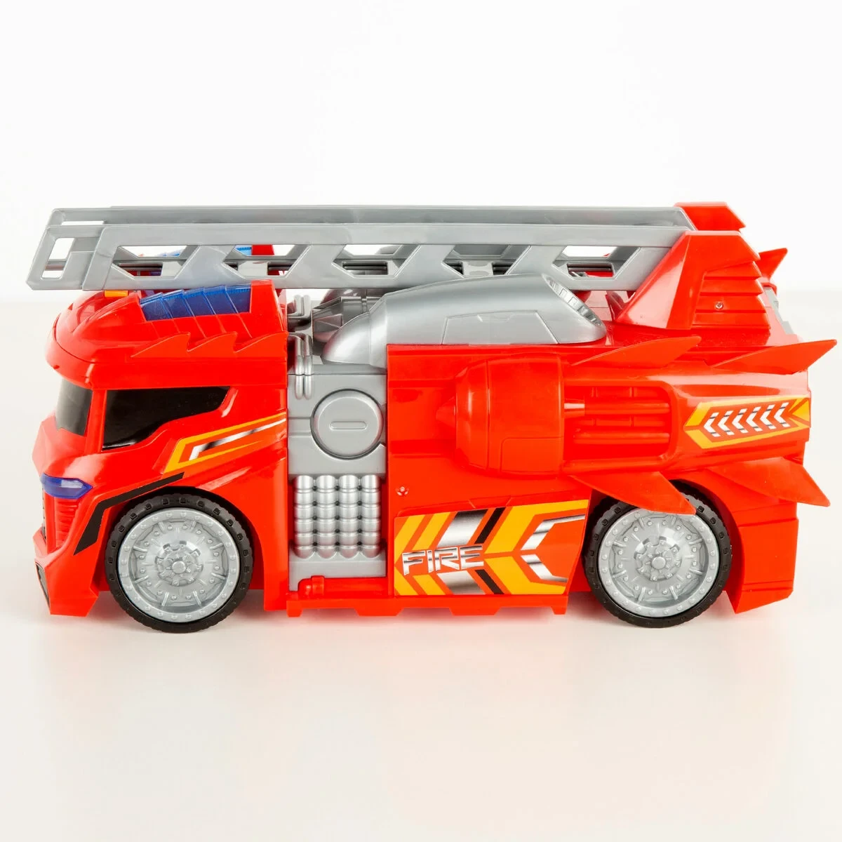 Camión de Bomberos Teamsterz Rojo Gris 30 x 16 x 13 cm (4 Unidades)