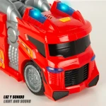 Camión de Bomberos Teamsterz Rojo Gris 30 x 16 x 13 cm (4 Unidades)