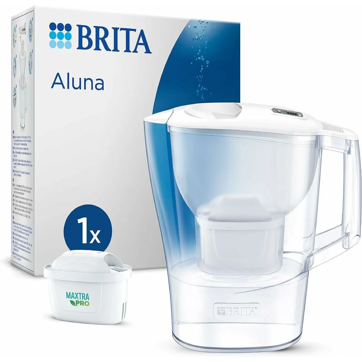 Jarra Filtrante Brita ALUNA BLANCA Blanco Transparente Plástico 2,4 L