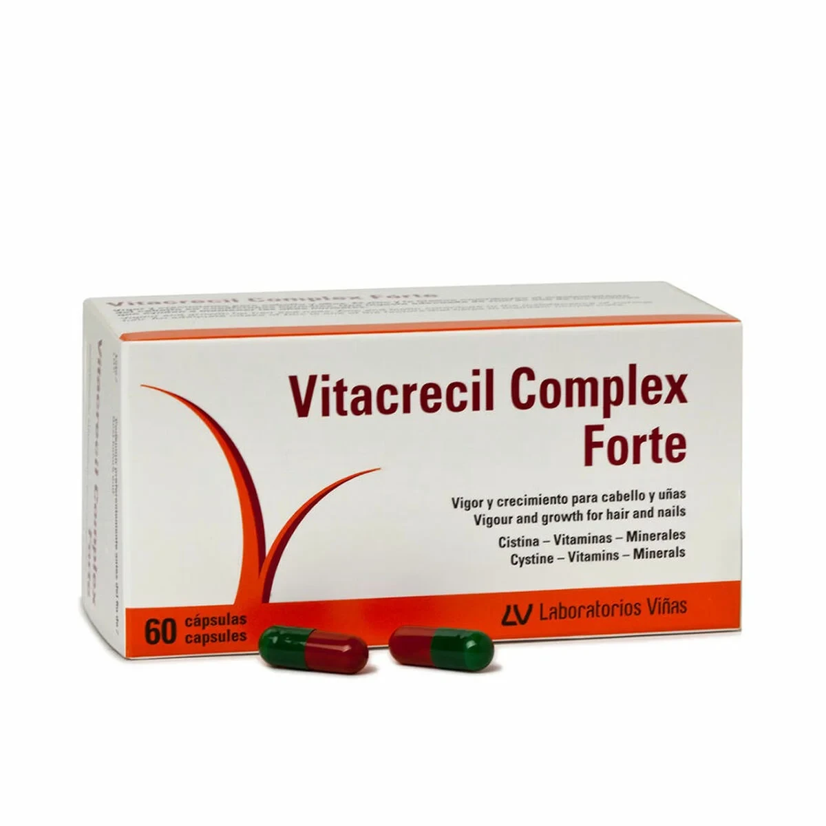 Complemento Alimenticio Vitacrecil Complex Forte CABELLO Y UÑAS 60 unidades