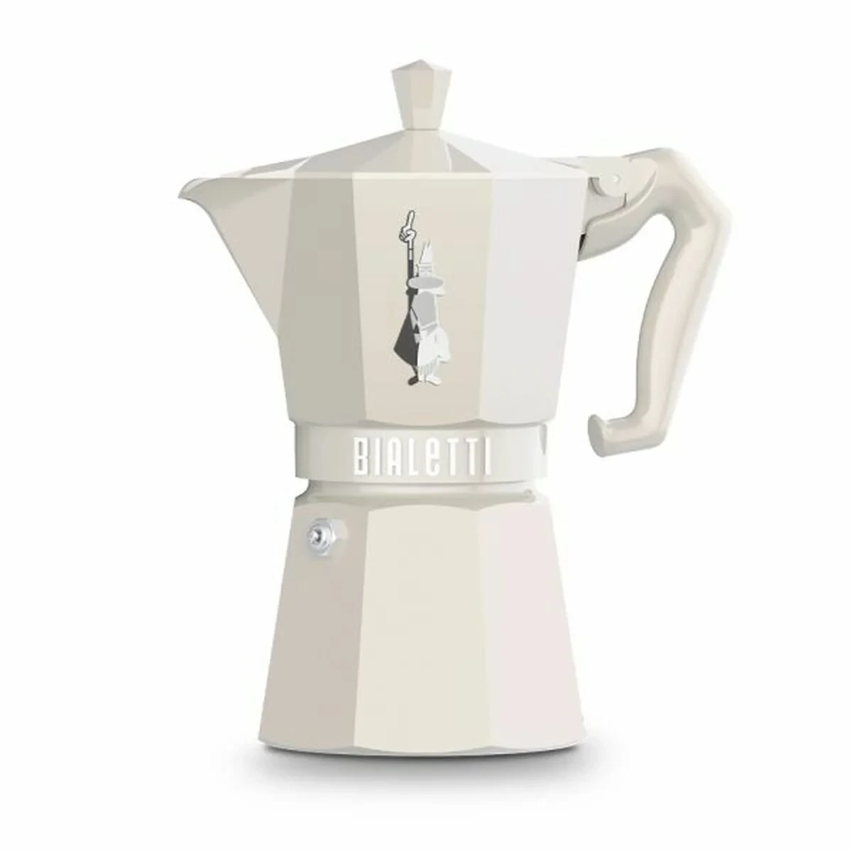 Cafetera Italiana Bialetti MOKA EXCLUSIVE CREAM 6T Crema Aluminio 6 Tazas