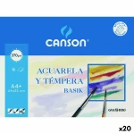 Papel de acuarela Canson Basik 6 Hojas (20 Unidades)