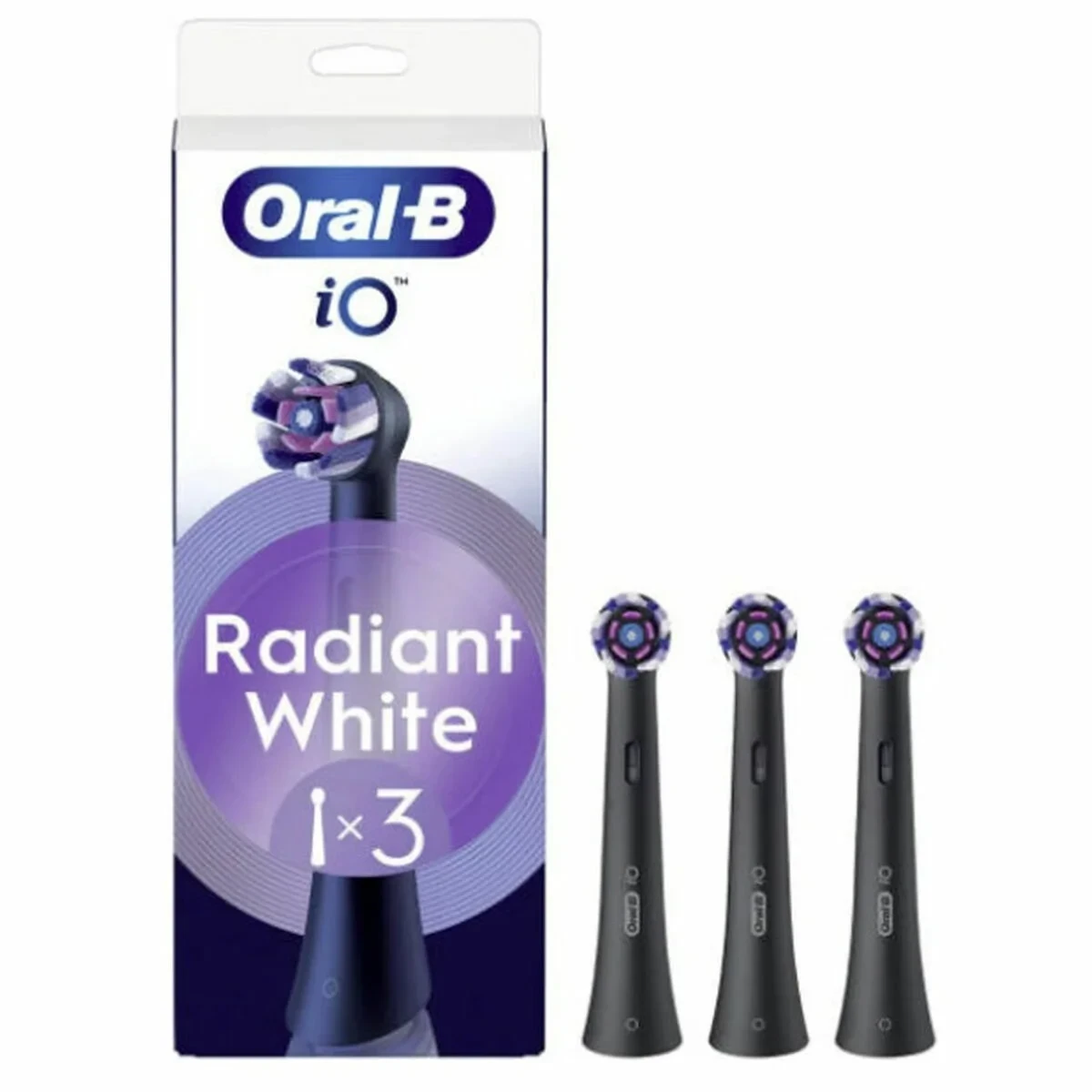 Cabezal de Recambio Oral-B IO RBWB-3   3UD Negro 3 Unidades