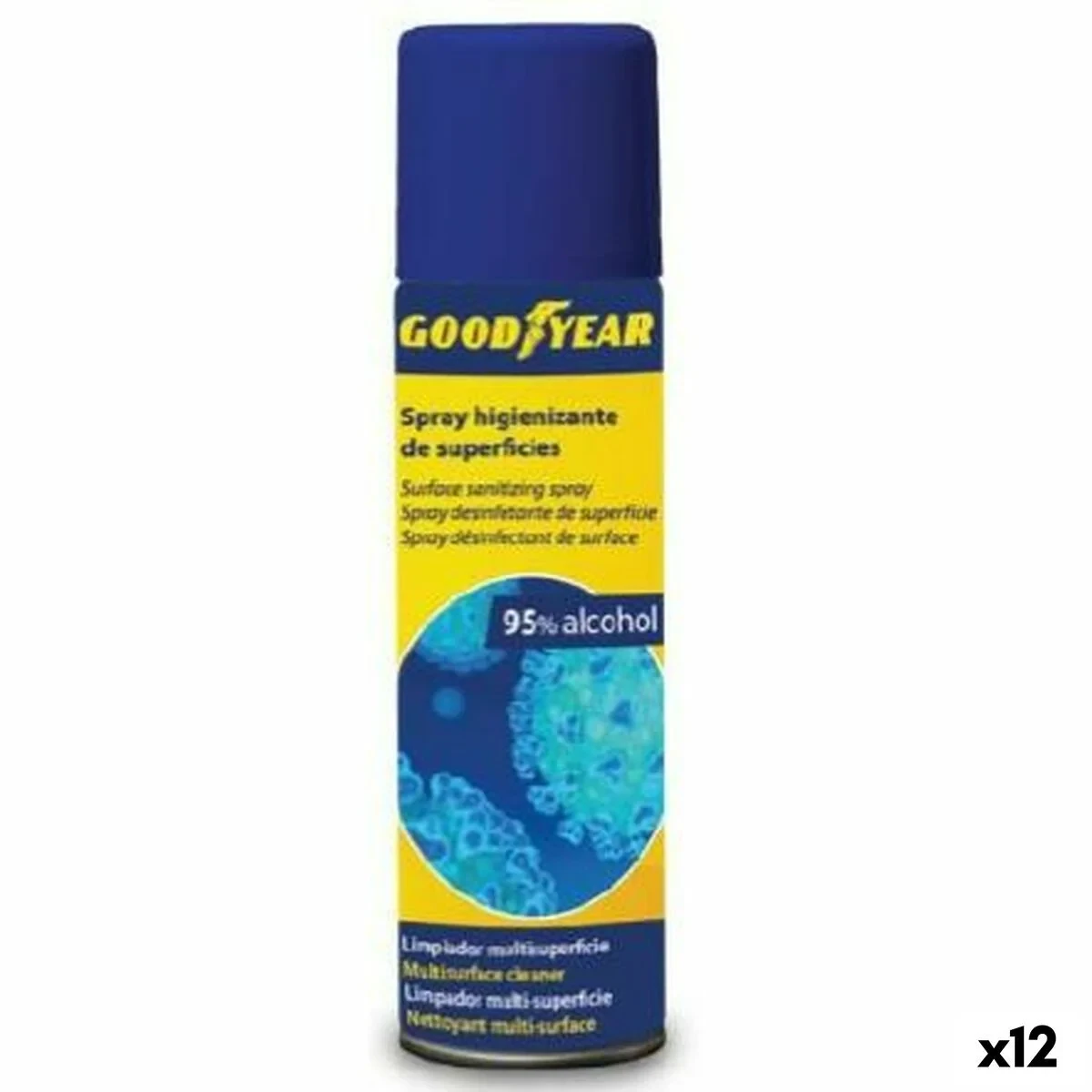Limpiador de superficies Goodyear 500 ml Higienizante (12 Unidades)