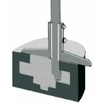 Calibre de profundidad VOGEL 150 mm