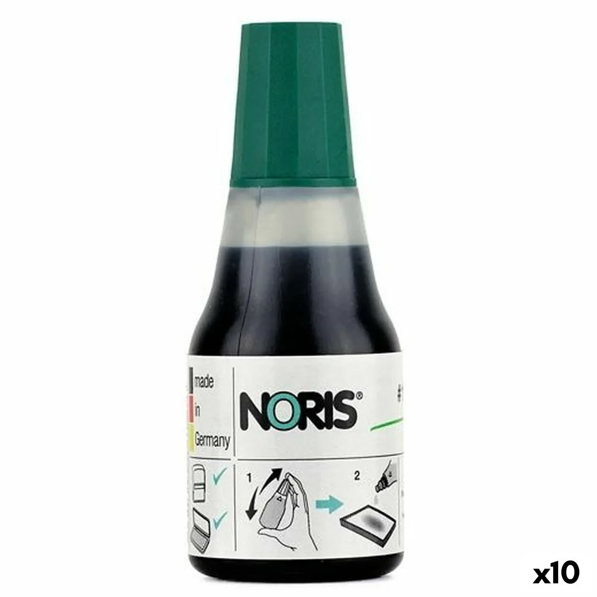 Tinta de recarga Colop Verde 25 ml (10 Unidades)