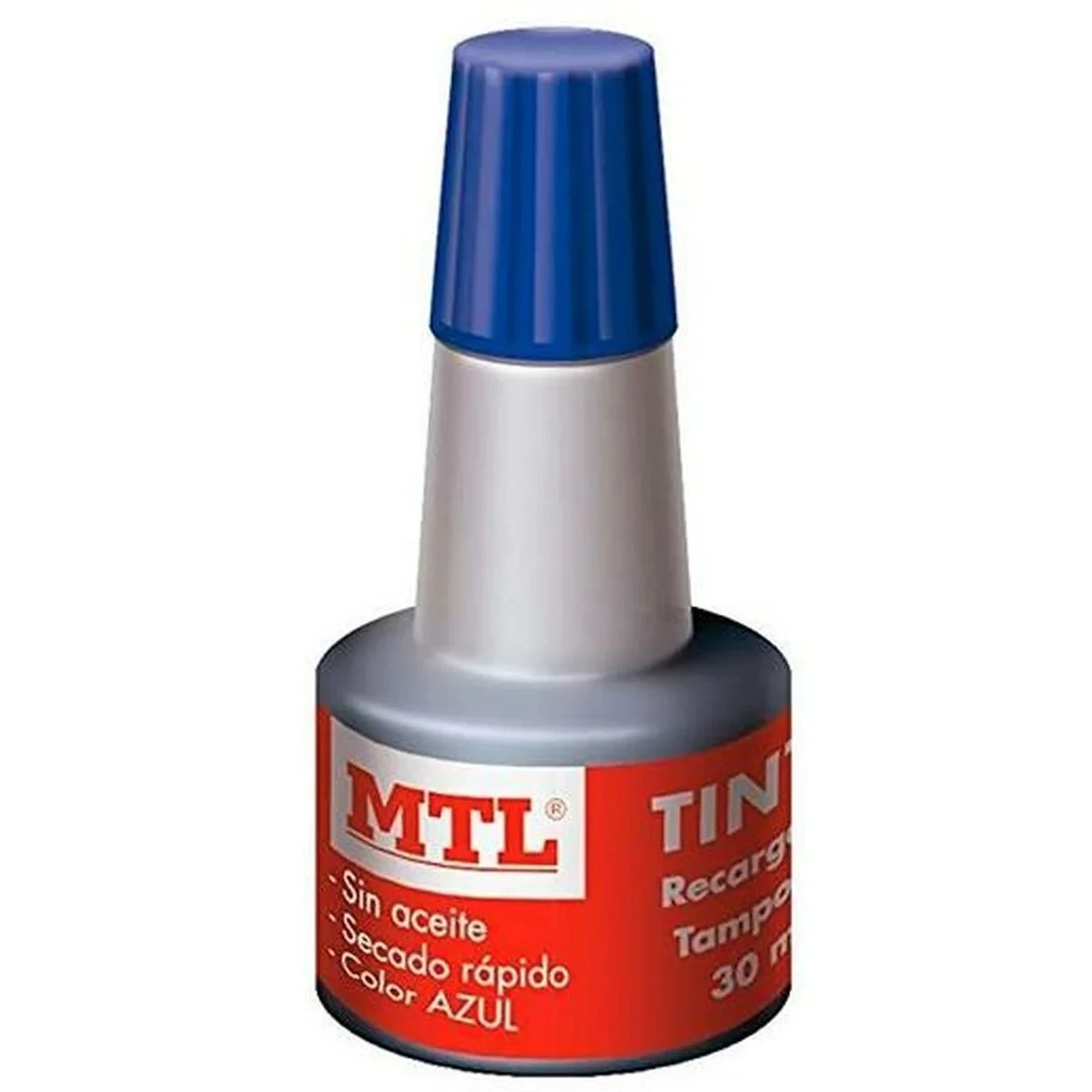 Tinta de recarga MTL Azul 30 ml (10 Unidades)