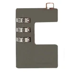 Candado de combinación GT Line EXPLORER Metal 3 dígitos