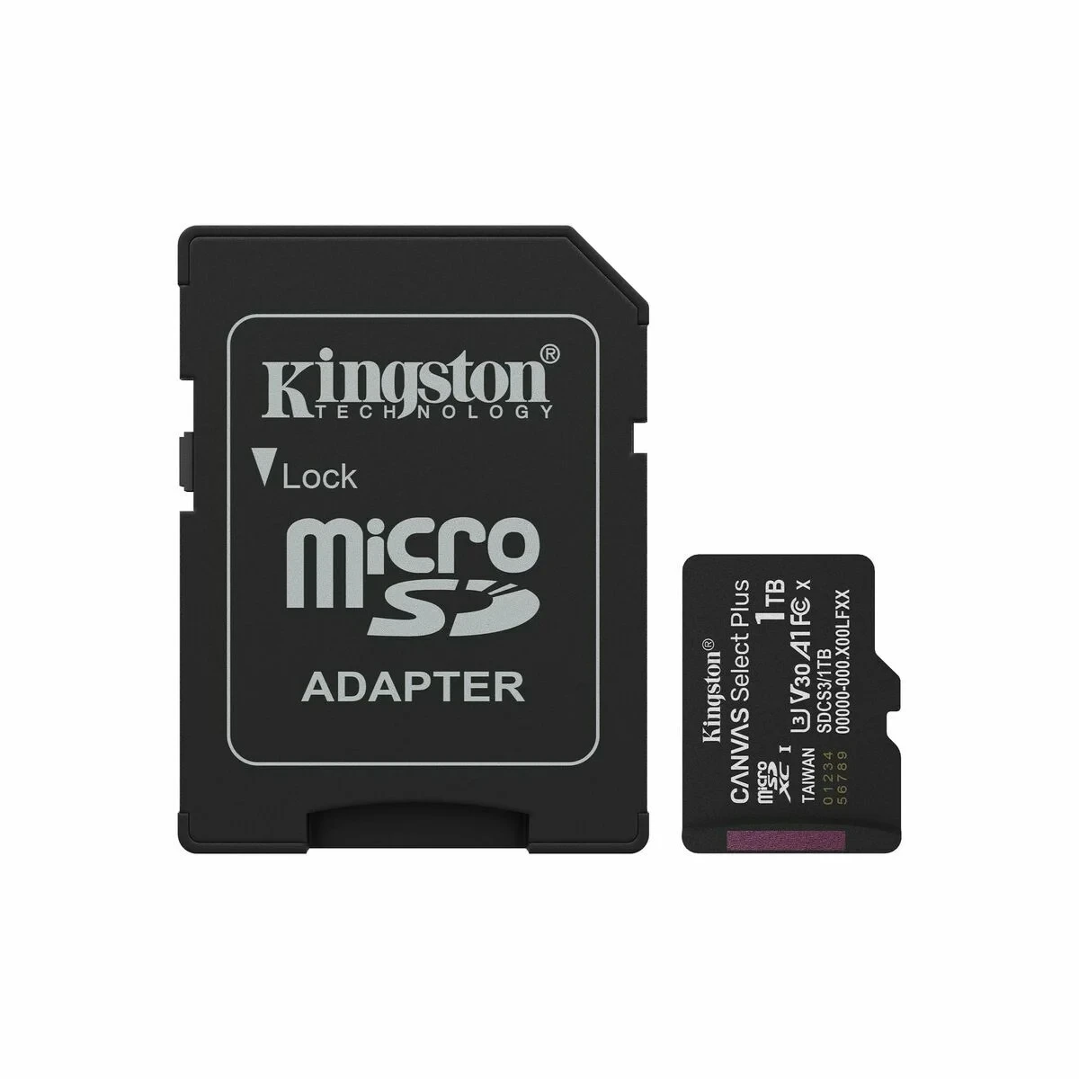 Tarjeta de Memoria Micro SD con Adaptador Kingston SDCS3/1TB
