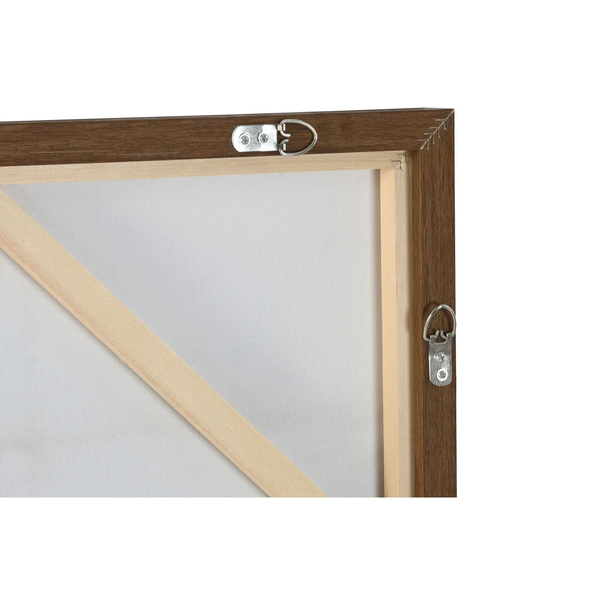 Cuadro Home ESPRIT Blanco Marrón Negro Abstracto Urbano 90 x 4 x 120 cm (2 Unidades)