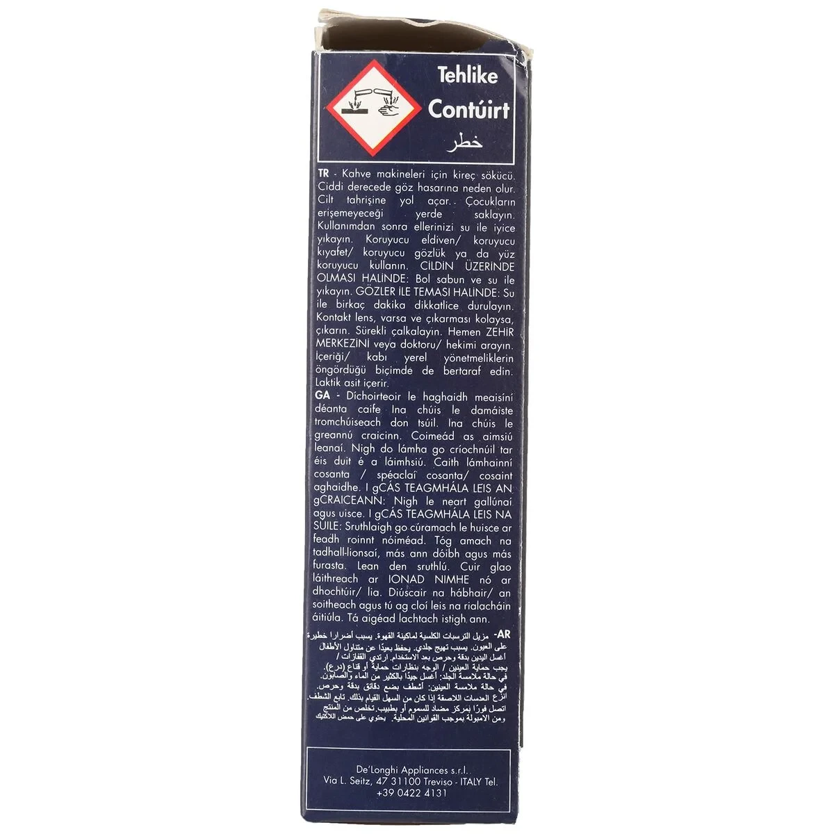 Descalcificador DeLonghi EcoDecalk 2x100ml 2 x 100 ml Descalcificador para Cafeteras