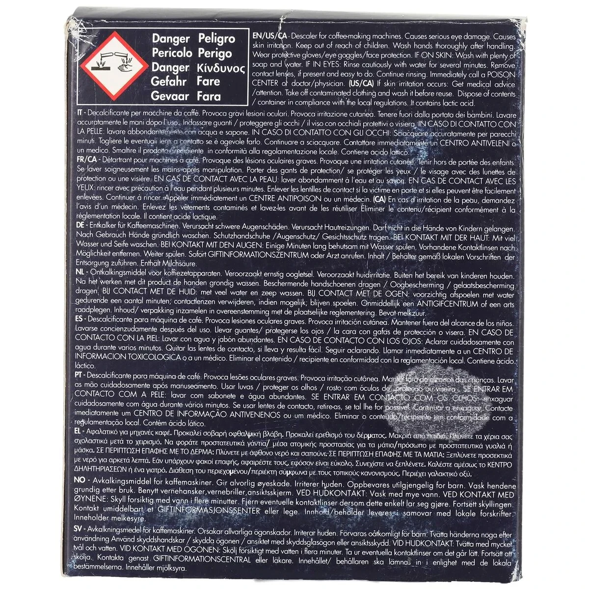 Descalcificador DeLonghi EcoDecalk 2x100ml 2 x 100 ml Descalcificador para Cafeteras