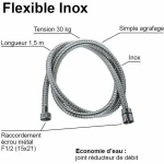 Manguera de Ducha Edouard Rousseau 1,5 m