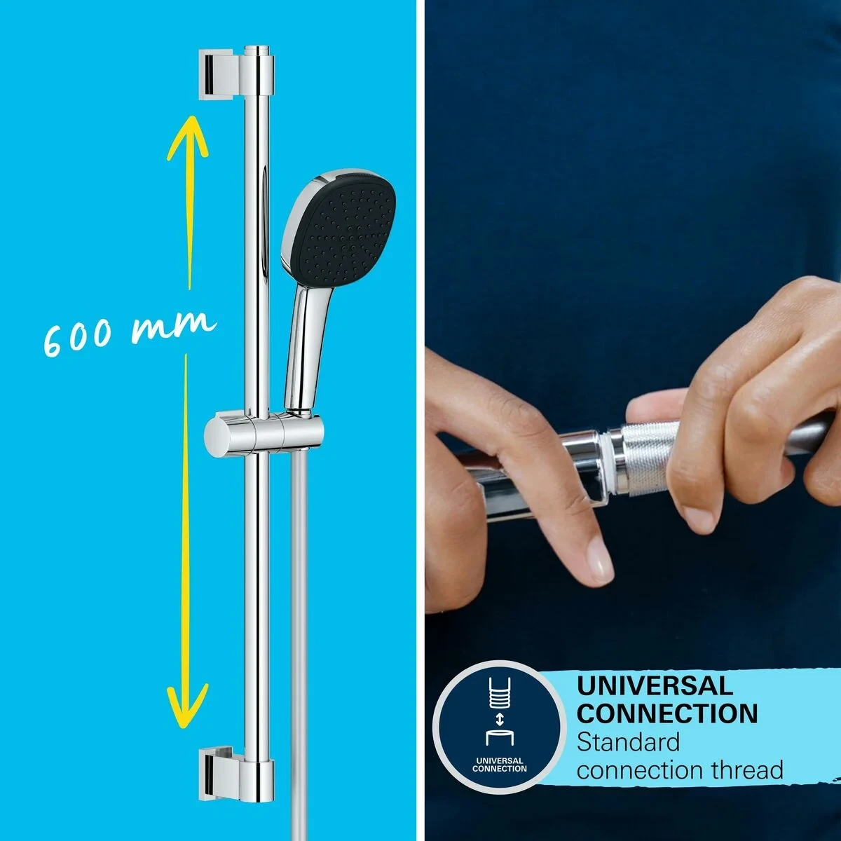 Set de Ducha Grohe Vitalio Comfort 110 26398001 Metal