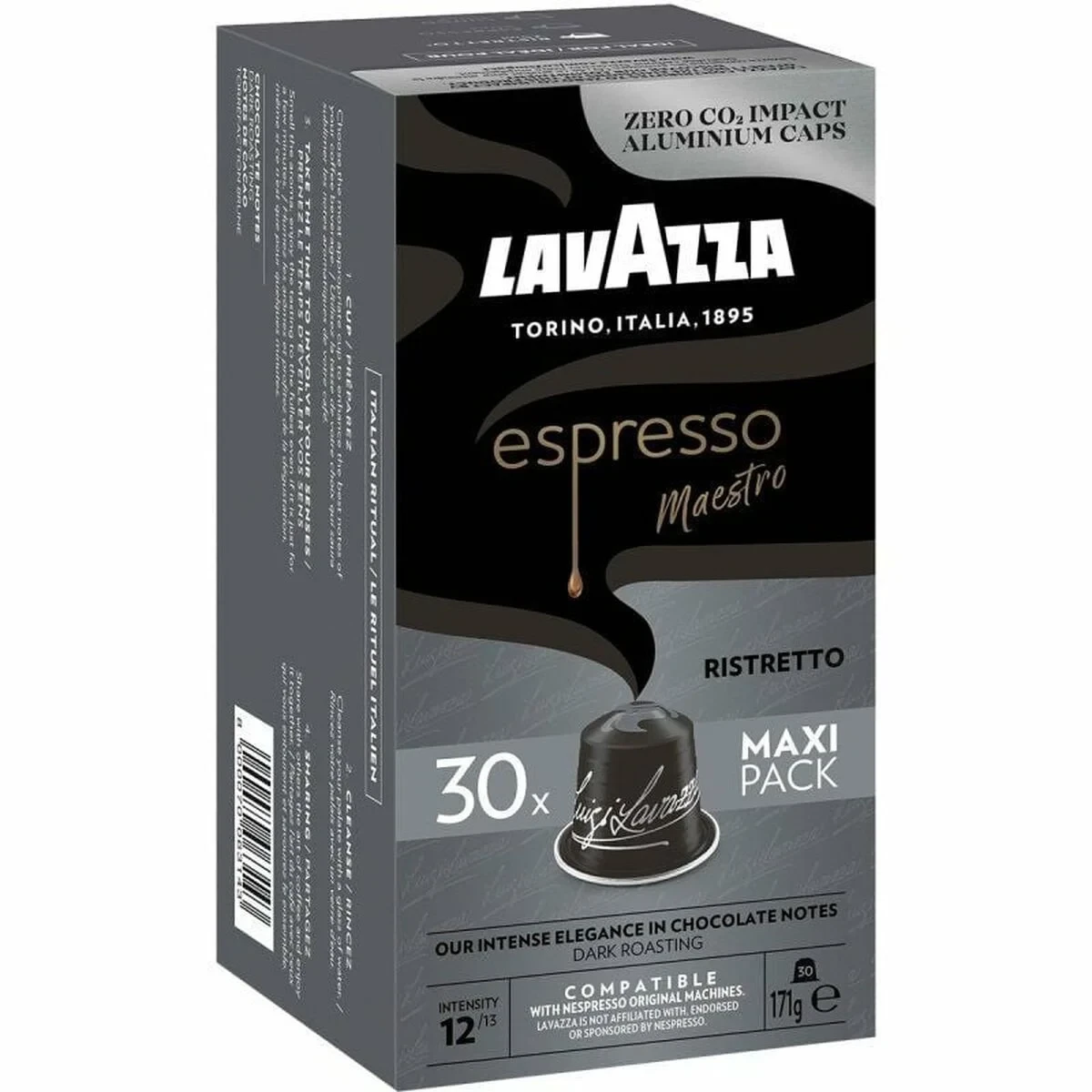 Cápsulas de Café Lavazza Espresso Maestro Ristretto 30 piezas (30 unidades)