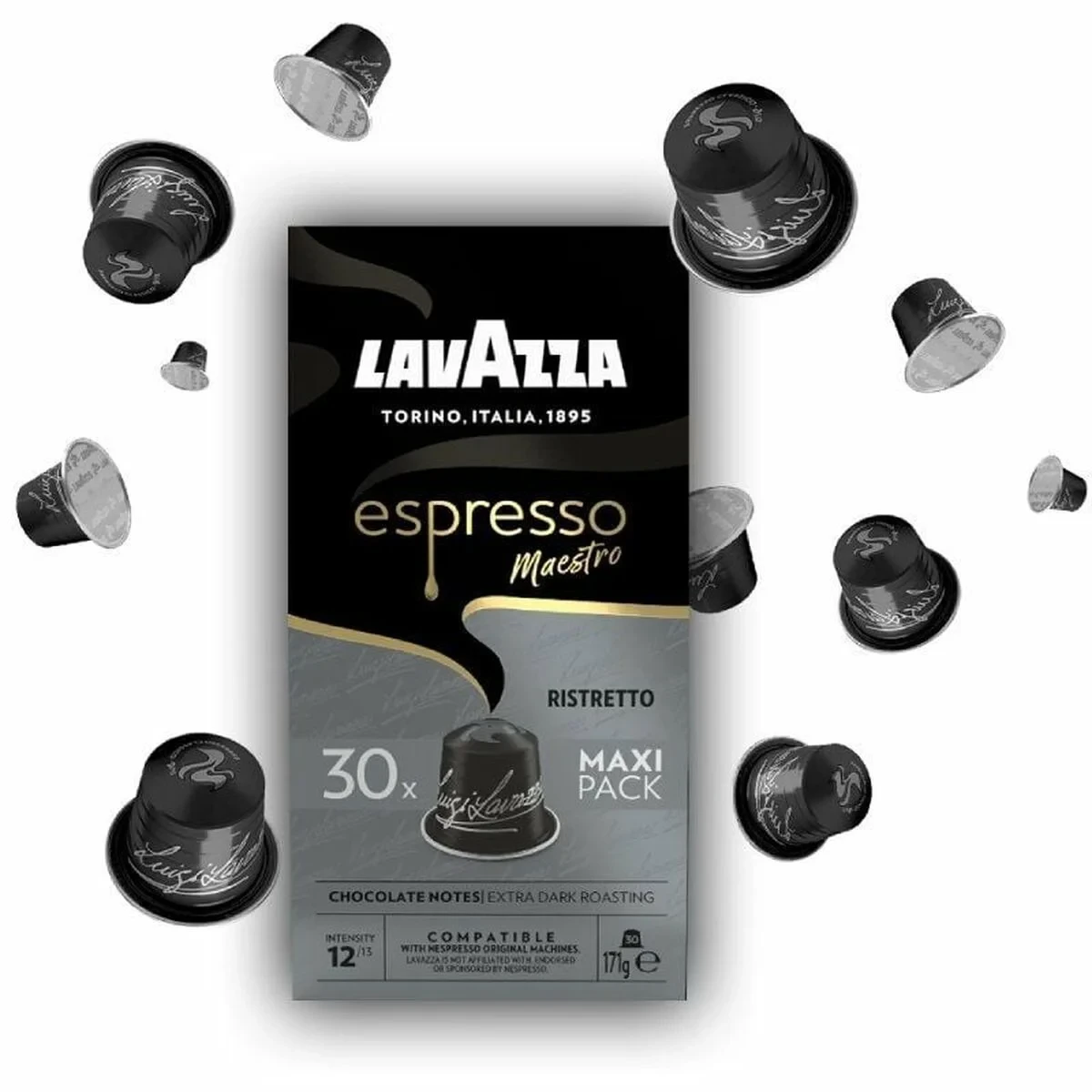 Cápsulas de Café Lavazza Espresso Maestro Ristretto 30 piezas (30 unidades)