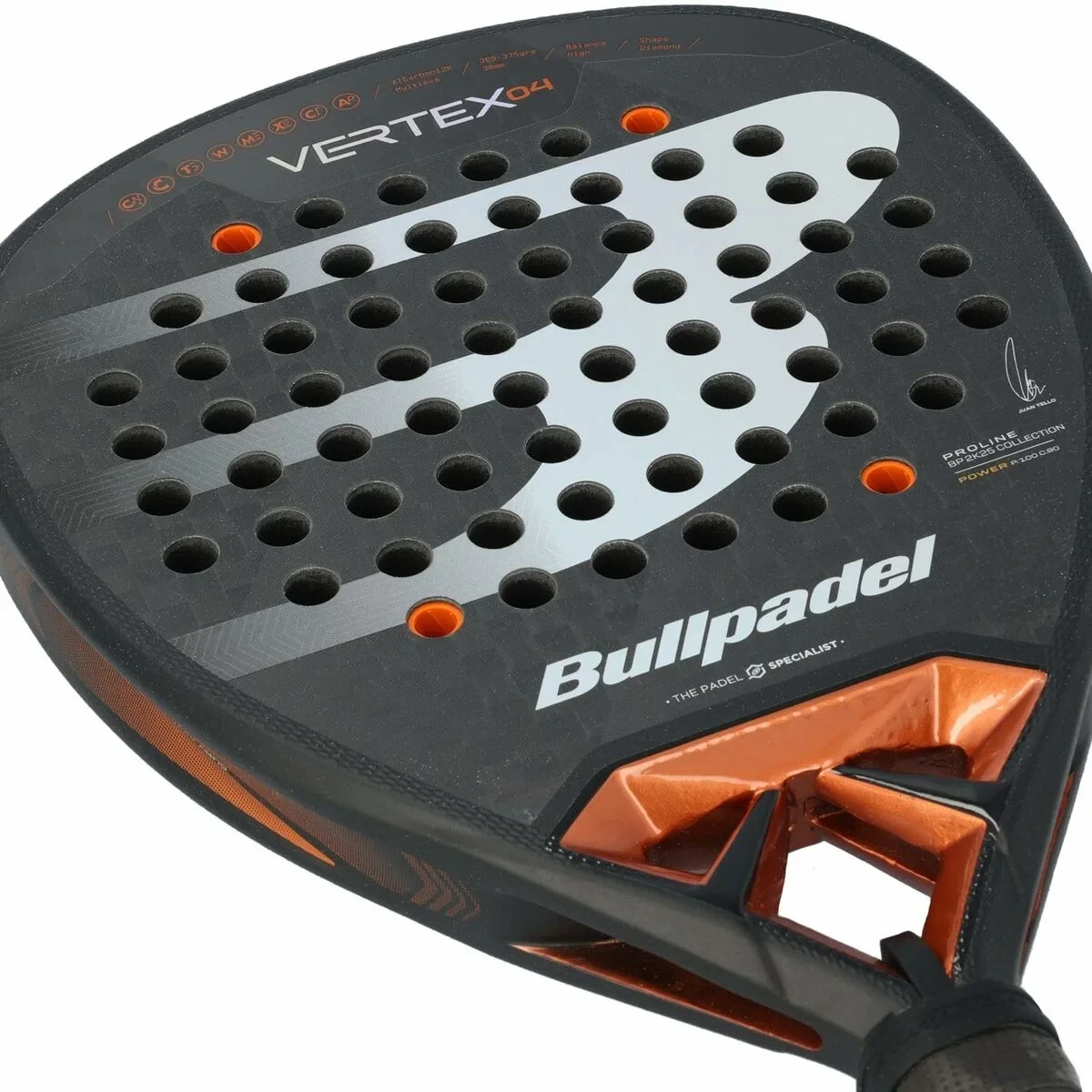 Pala de Pádel Bullpadel Vertex 04 2025 (Juan Tello)