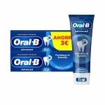 Pasta de Dientes Fuerza Esmalte Oral-B ADVANCED 75 ml 2 Unidades