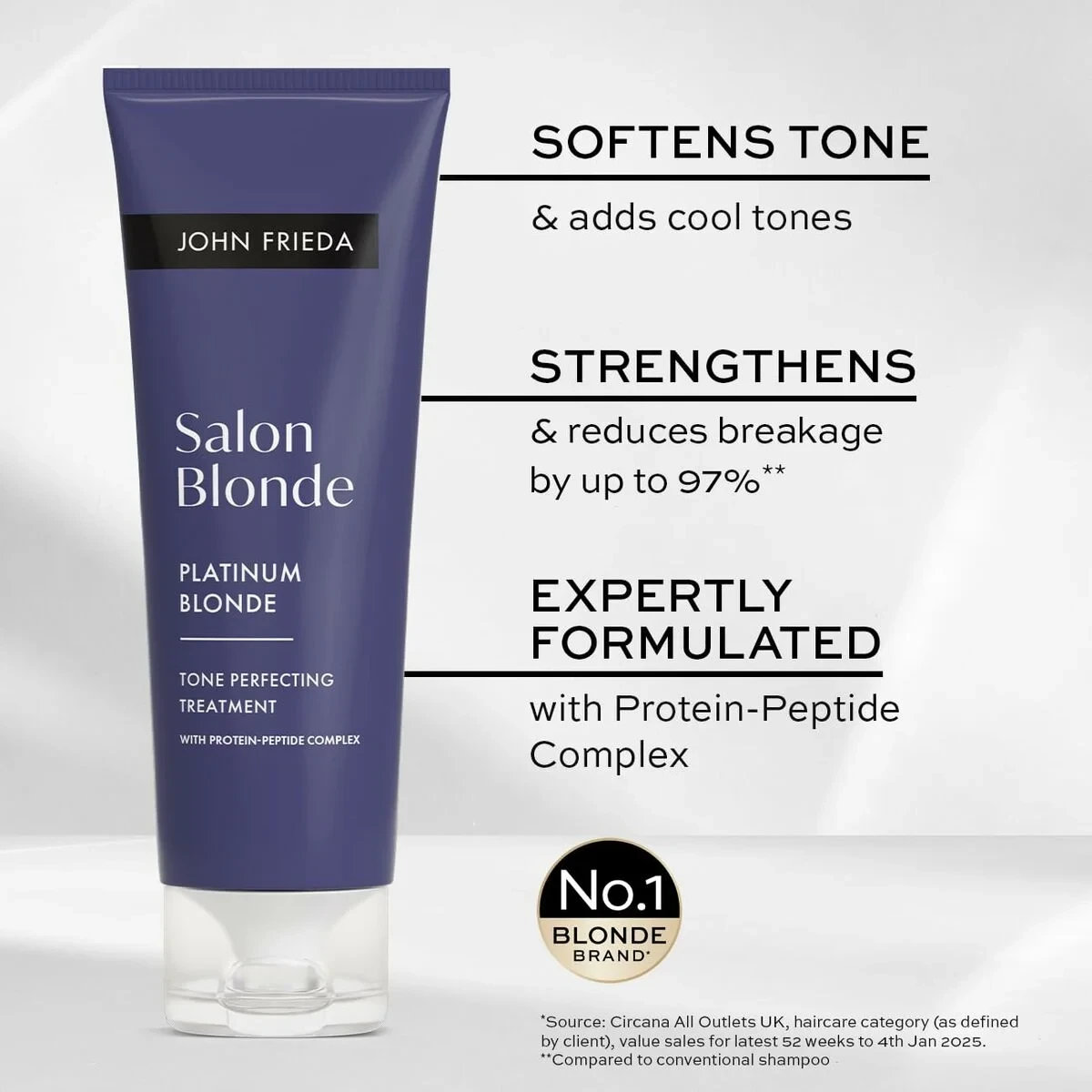 Matizador de Color John Frieda SALON BLONDE 120 ml