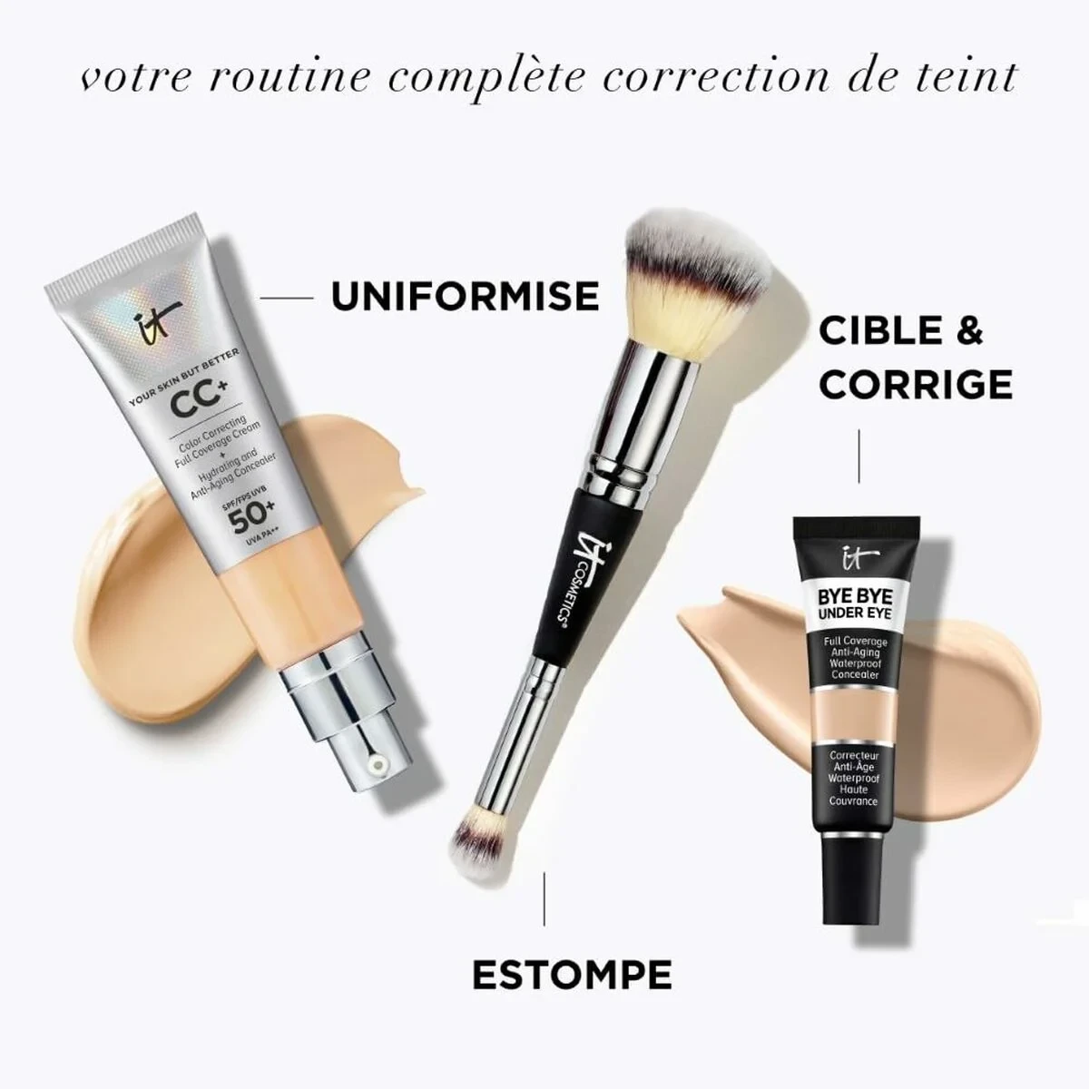 Crema Hidratante CC Cream It Cosmetics YOUR SKIN BUT BETTER CC+ Medium Spf 50 Spf 50+ 12 ml