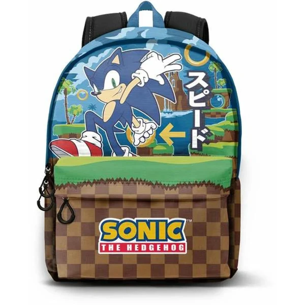 Mochila Escolar Sonic Greenhill Multicolor 31 x 18 x 44 cm