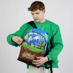 Mochila Escolar Sonic Greenhill Multicolor 31 x 18 x 44 cm