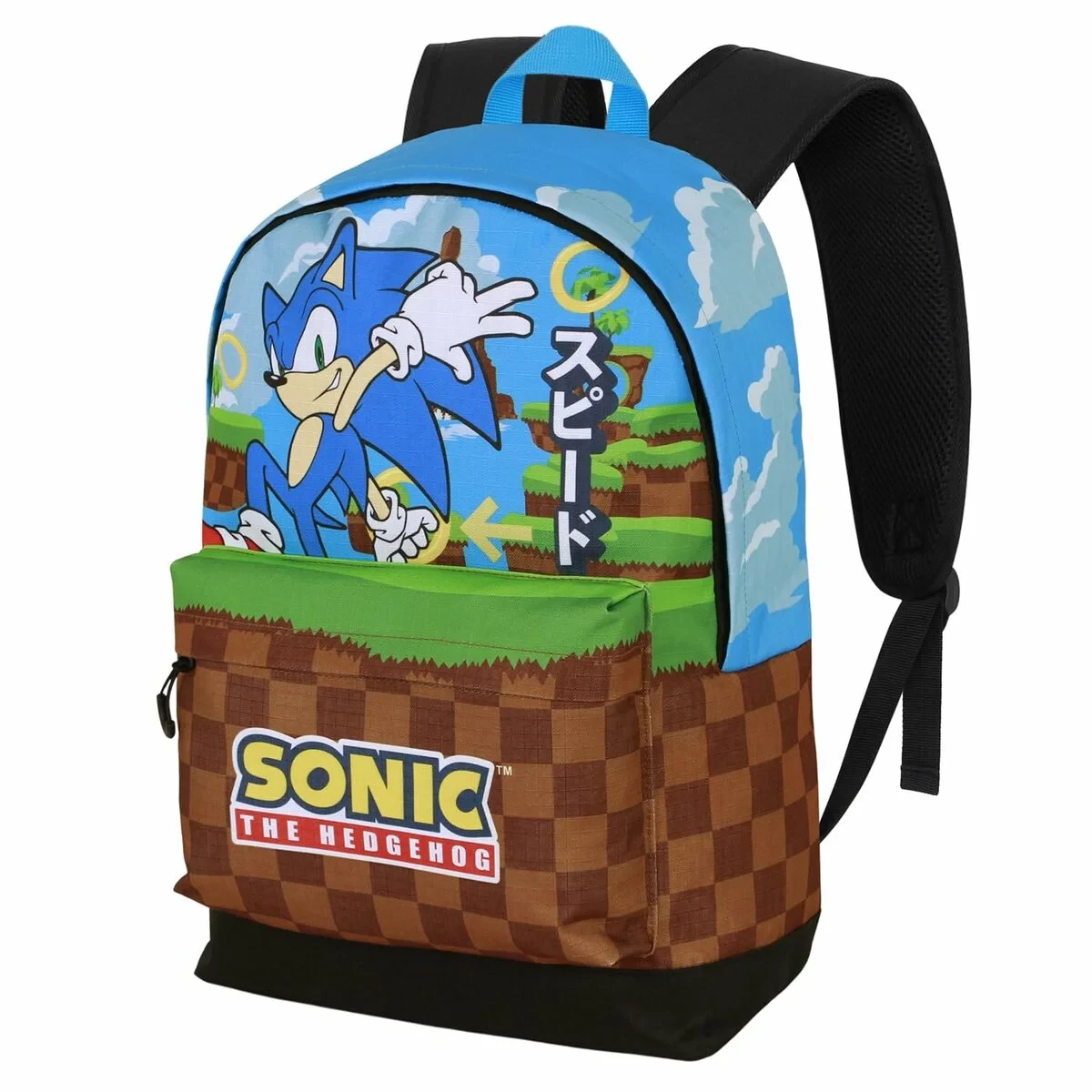 Mochila Escolar Sonic Greenhill Multicolor 31 x 18 x 44 cm