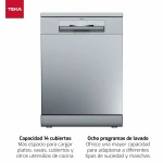 Lavavajillas Teka DFS76850 Acero 60 cm