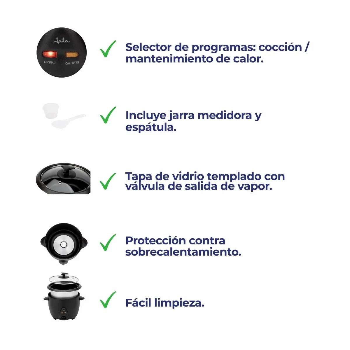 Arrocera JATA JEAR2528 1000 W