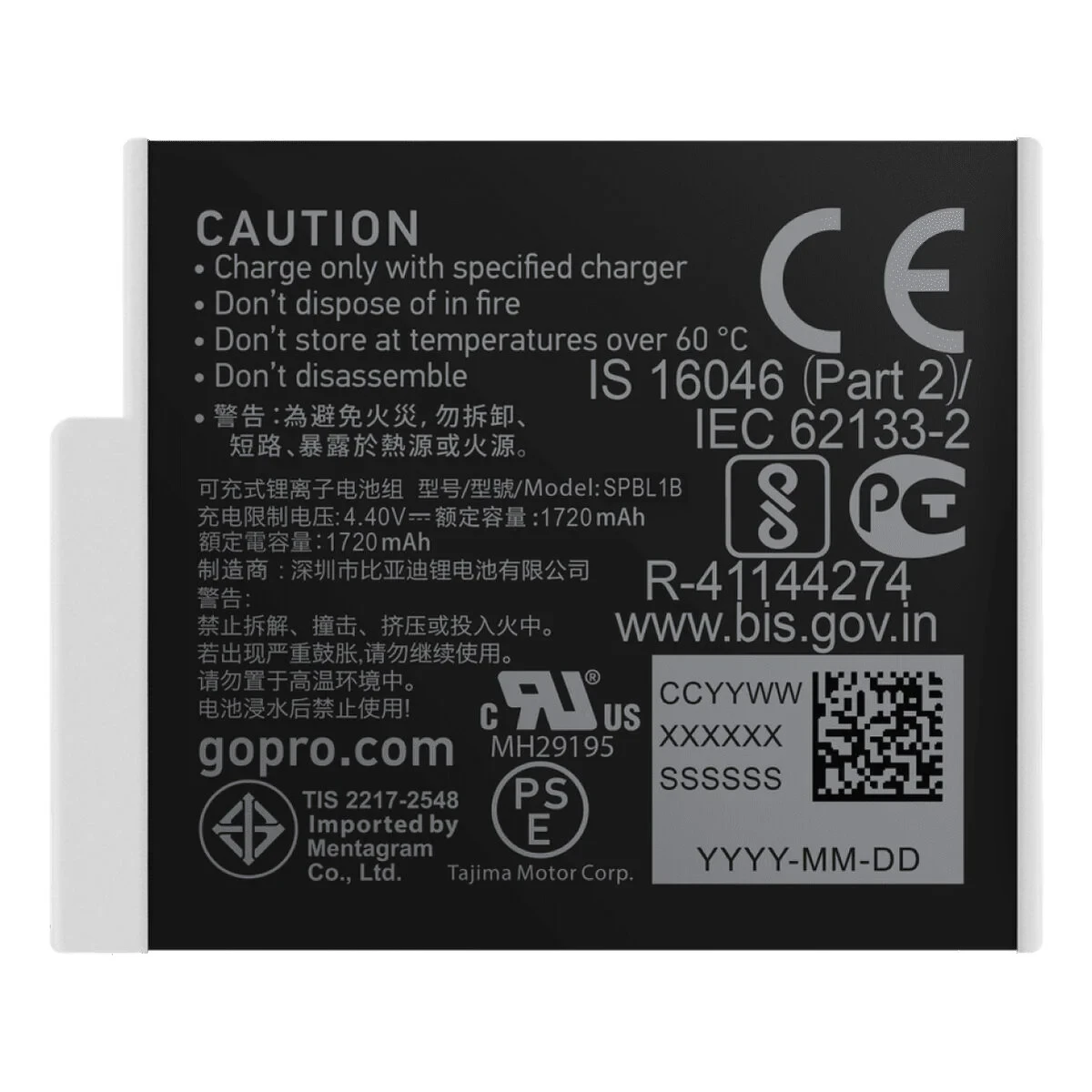 Videocámara de Vigilancia GoPro ADBAT-011